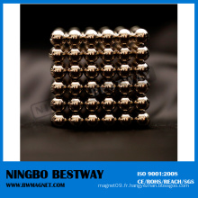 N35 216PCS Nickel Coated D5mm Neodymium Neocubes